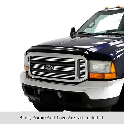 For Ford Excursion 00-04 Main Grille 6-Pc Chrome Polished 8x6 mm Horizontal Foto 1 de 4