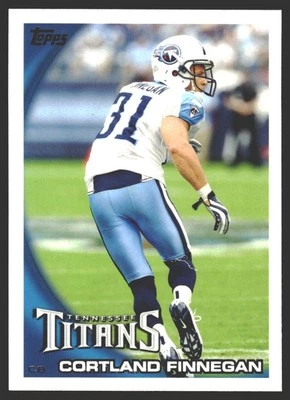 Cortland Finnegan #165 2010 Topps Tennessee Titans - Image 1 of 2