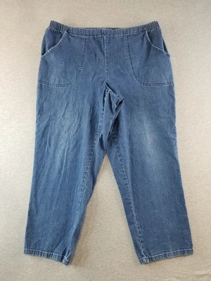 Just My Size Jeans Womens Sz 2x Petite Pull On Stretch Waist Normcore Comfy Nice - Image 1 of 4