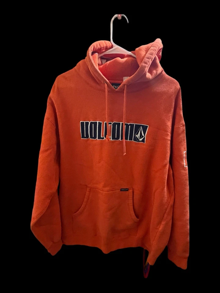 vintage Volcom Hoodie Sweatshirt Size Y2K Grunge Skate OP Surf  - Image 1 of 4