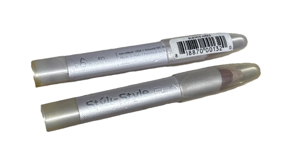 Styli-Style Flat Eye Liner Pencil 413 BUENOS AIRES Lot Of 2 NOS - Image 1 of 1