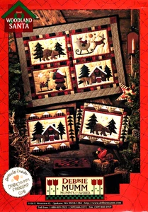 Woodland Santa Small Quilts Pattern AP-41 Debbie Mumm - Picture 1 of 2