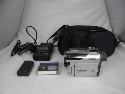 Panasonic NV-GS1B Mini-DV Digital Video Camcorder Tested Fully Working - Image 1 of 4