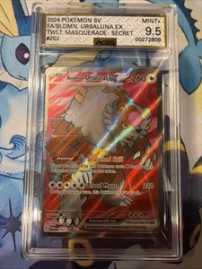 Pokemon Twilight Masquerade Secret Bloodmoon Ursaluna EX 202/167 AGS Mint+ 9,5 - Bild 1 von 2