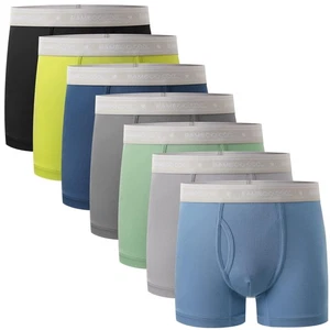 Boys’ Boxer Briefs Underewar for Boy Multicolor Week Theme 7 Pack with Fly So... - Picture 1 of 6