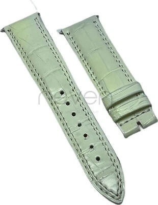 JAEGER-LECOULTRE - BRACELET - GENUINE LEATHER- WHITE - 18X16MM - Image 1 of 2