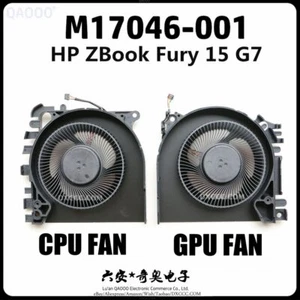 M17046-001 CPU GPU COOLING FAN FOR HP ZBook Fury 15 G7 COOLING FAN - Picture 1 of 7