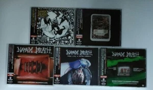 Napalm Death Utilitarian Apex Coded Throes Resentment Lot 5 CD With Obi Japan - Picture 1 of 2