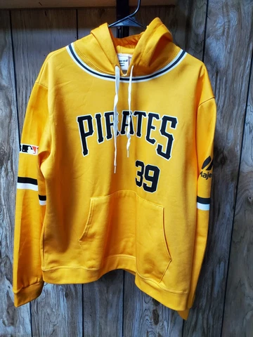 RARE !! Dave Parker Pittsburgh Pirates Hooded Sweatshirt  Size L Cover