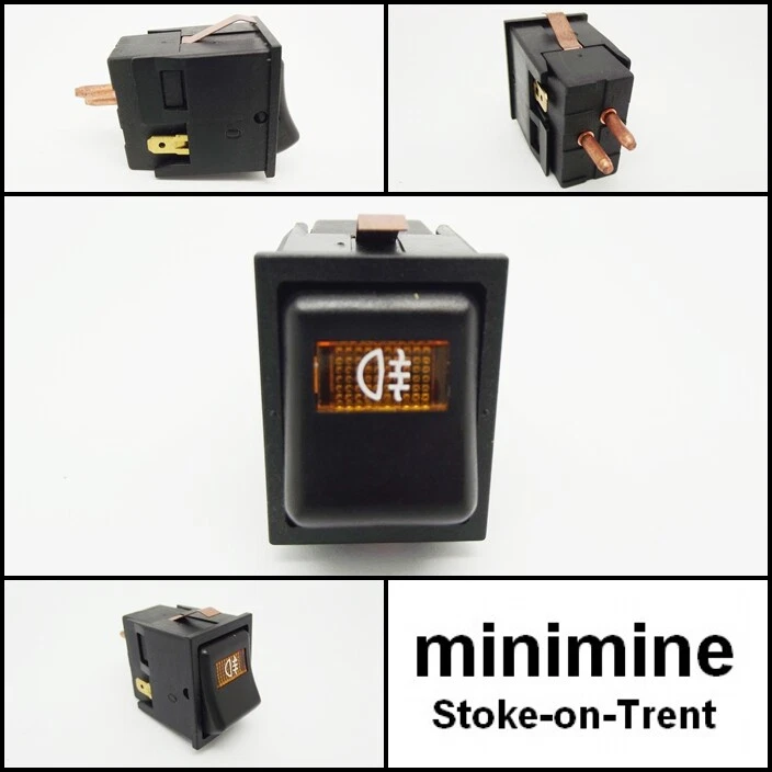 Mini interruptor de luz antiniebla trasera clásico YUF101690 mk4 Cooper Austin Morris lámpara 1275 - Imagen 1 de 1