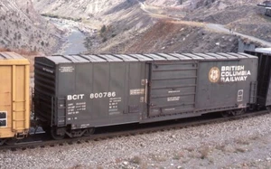 British Columbia BCIT 800786 Boxcar orig Kodachrome Dia - Bild 1 von 1
