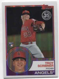 Topps Series 2 Troy Scribner 2018 radiocontrol paquete plateado cromado - ángeles - #88 - Imagen 1 de 1