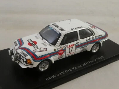 Spark BMW 323i MARTINI #17 Delber Ypres 24h Rally 1980 1/43 S8510 - Immagine 1 di 3
