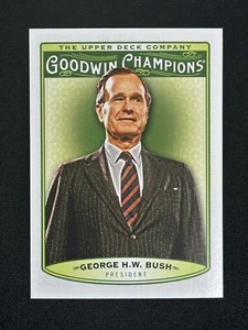 2019 Upper Deck Goodwin Champions George H.W. Carta presidente Bush #44 - Foto 1 di 2
