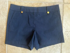 LOFT 4" kurze marineblaue Shorts Größe 8 - Bild 1 von 4