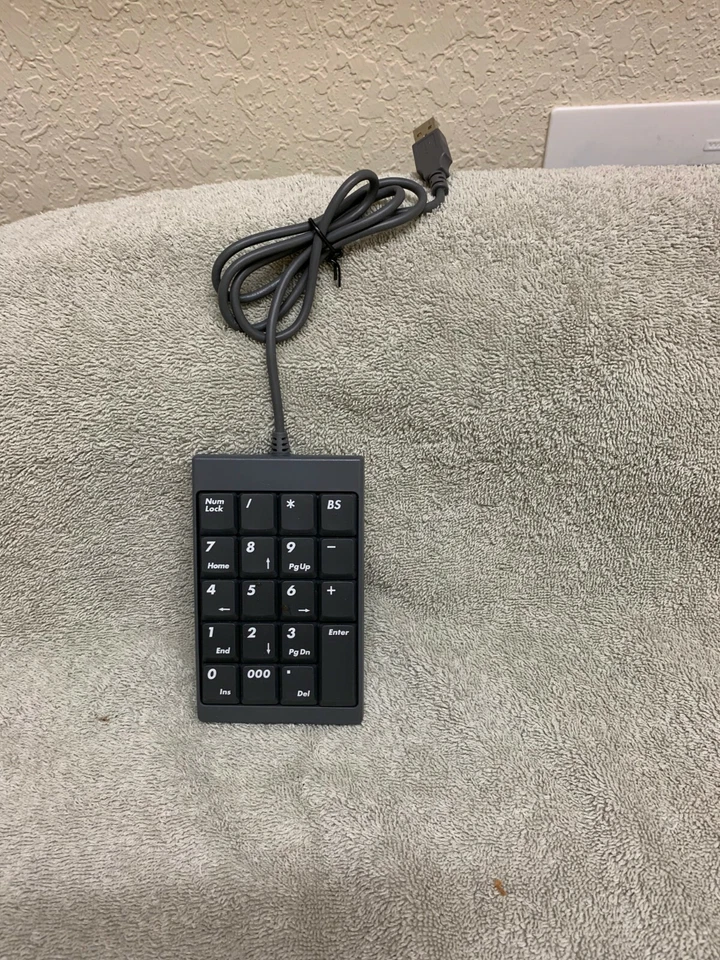Fellowes USB Numeric Keypad Number Key Pad Model KU-9925 P/N 99193 (Used) - Image 1 of 1