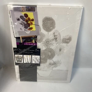 canvas 30x40cm Paint Your Own Arts & crafts Supplies With Paint, Brushes New - Picture 1 of 9