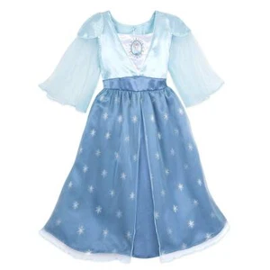 NEW Disney Store Frozen 2 ELSA Deluxe Nightgown Costume 5/6 - Picture 1 of 3