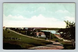 Castine Me-Maine, Cottages At Dyce's Head Vintage Souvenir Postkarte - Bild 1 von 2