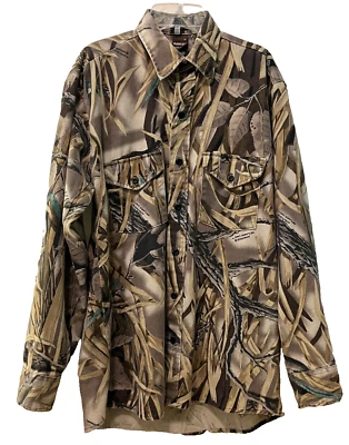 Ranger Shirt   Advantage Wetlands Camo Men's Medium Long Sleeves Hunting Fishing - Image 1 of 4