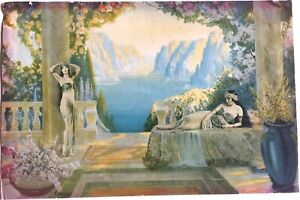 Art Deco Exotic Maidens -  artist L Goddard