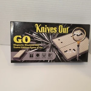 GO Game of Go Magnetic 19 Way Travel Edition Knives Out Board Game NEW - Picture 1 of 5
