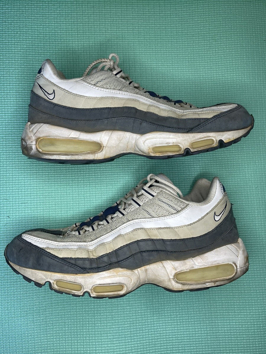 Nike Air Max 95 ホワイト/ネイビー NIKE AIR MAX 95 MIDNIGHT NAVY/WHITE-SAIL-ARMORY NAVY 21HO-I