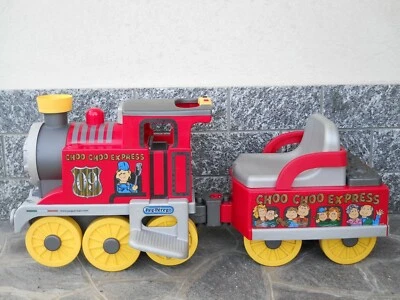choo express train treno trenino zug tren 6 V battery powered peg perego ED1115 - Imagen 1 de 4
