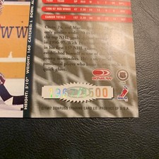 Cb51b #5 Chris Osgood Detroit redwings 1997/98 Donruss between the pipes/3500￼