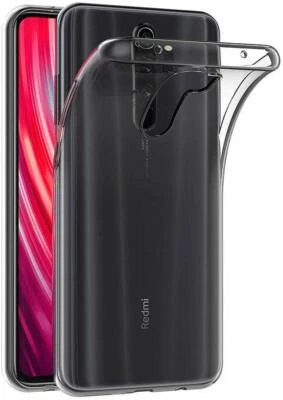 COVER CUSTODIA PER XIAOMI REDMI NOTE 8 PRO TRASPARENTE TPU MORBIDA ULTRASLIM - Immagine 1 di 4
