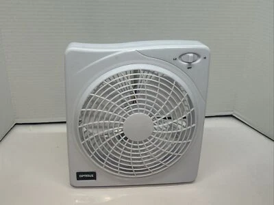 2 скорости Optimus мини коробка пола стол вентилятор F-1022 11,5 x 10,5 размер редкая - Изображение 1 из 4