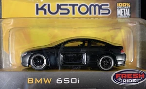 2006 JADA TOYS - DUB CITY KUSTOMS - WAVE 14 #145 - BMW 650i - BLACK - RARE - Picture 1 of 6