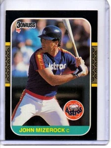 1987 DONRUSS #653 JOHN MIZEROCK HOUSTON ASTROS - Picture 1 of 2