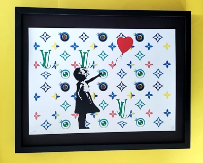 Graffiti Death NYC Grande Enmarcado 16x20 pulgadas Certificado de Autenticidad Banksy Girl Murakami 2/ Foto 1 de 4