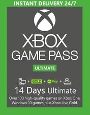 Xbox Ultimate Game Pass 14 Days Global Code with Live Gold Membership  -Instant-
