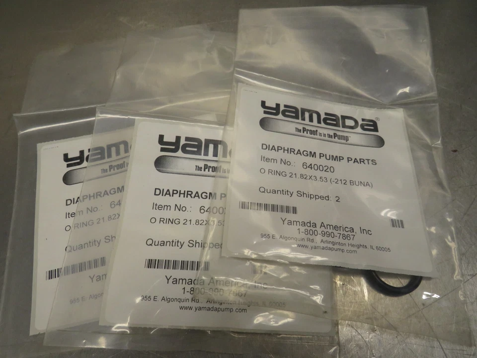 Yamada 640020 O-Ring 21.82 x 3.53 Lot of 6! - Image 1 of 1