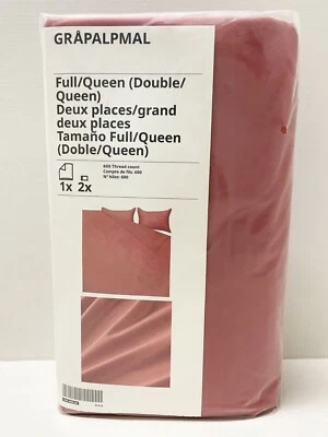 Ikea GRAPALPMAL Full/Queen Duvet cover and pillowcases, pink - NEW
