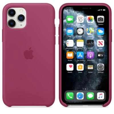 Originale/Ufficiale Apple IPHONE 11 Pro Custodia Silicone - Melograno (Rosa) - - Immagine 1 di 4