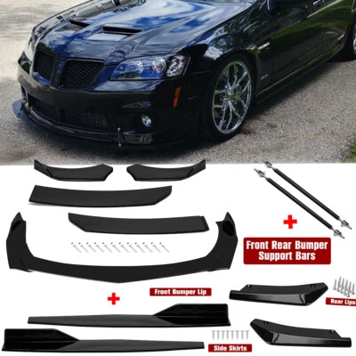 For Pontiac G4 G5 G6 Front Rear Bumper Lip/ Spoiler Splitter Body Kit Side Skirt Foto 1 de 4