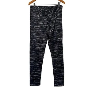 A293100 CUDDL DUDS Double Plüsch Velour Leggings Schwarz Struktur L - Bild 1 von 7