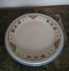 Studio Nova Timberline 12" Serving Plate/Platter Aztec Style - Picture 1 of 5