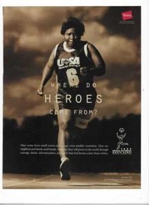 1999 Special Olympics World Games Jennifer Polk Hanes & Chevy Blazer Vintage Ads - Picture 1 of 2