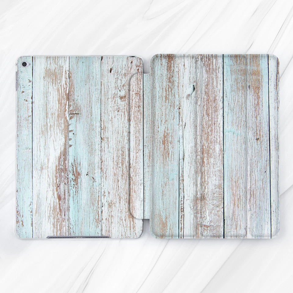 Vintage Wood Retro Aesthetic Case For iPad 10.2 Air 3 4 5 Pro 9.7 11 12.9 Mini - Image 1 of 4