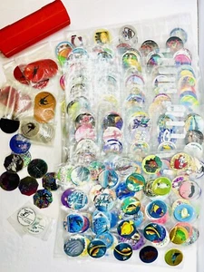 666 Vintage 90's POGS Lot Slammers Power Rangers Disney Coca Cola Sports 8 Ball+ - Picture 1 of 12