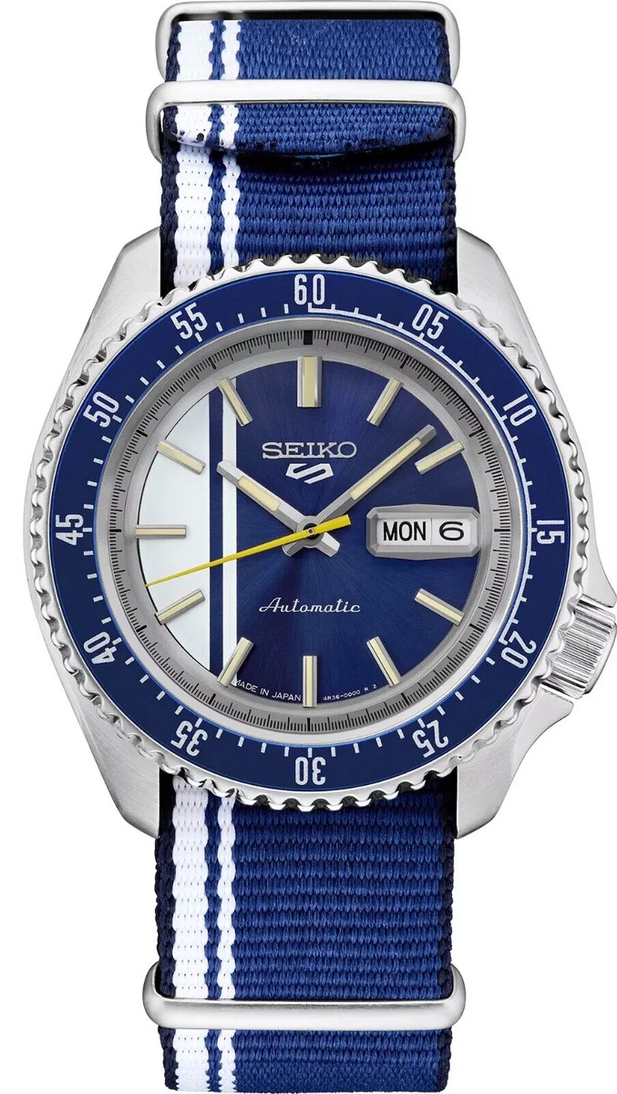 セイコー SEIKO５SPORTS Seiko 5 Sports 42.5 mm Blue Dial Men's Watch SRPK69 | eBay
