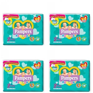 Pampers Baby Dry Misura 2 (3-6 Kg) 96 Pannolini - Foto 1 di 1