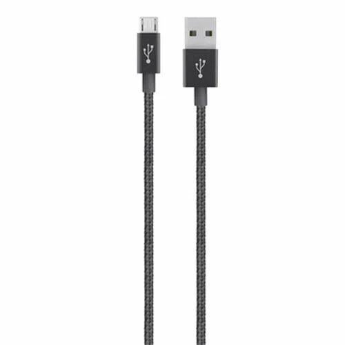 [BELKIN] MIXIT Metallic Micro-USB to USB ChargeSync Cable,F2CU021bt04 - Black - Image 1 of 4