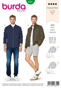 Burda Sewing Pattern 6351 Men 36-46 - Picture 1 of 3