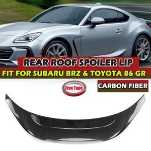 Alerón trasero tapa labio del ala para Subaru BRZ Toyota GR86 2022~23 fibra de carbono - Imagen 1 de 8