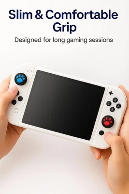 Full Protection Dockable Case TPU Grip Cover For Nintendo Switch OLED 2021 - Image 1 of 4